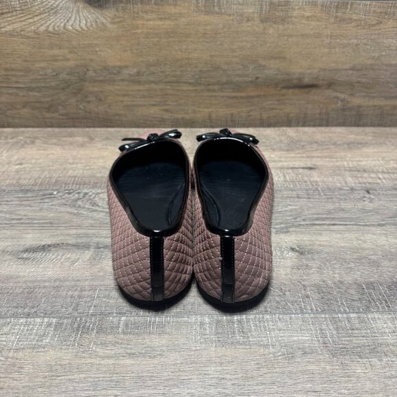 Michael Kors Melody Brown Quited Leather Ballet Flats Women's Size 11 - Picture 3 of 7